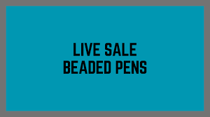 Live Beaded Pens 5 pens